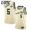 Dres Milwaukee Bucks Gary Trent JR Nike 2025-26 City Edition Bijela Swingman - Dječji